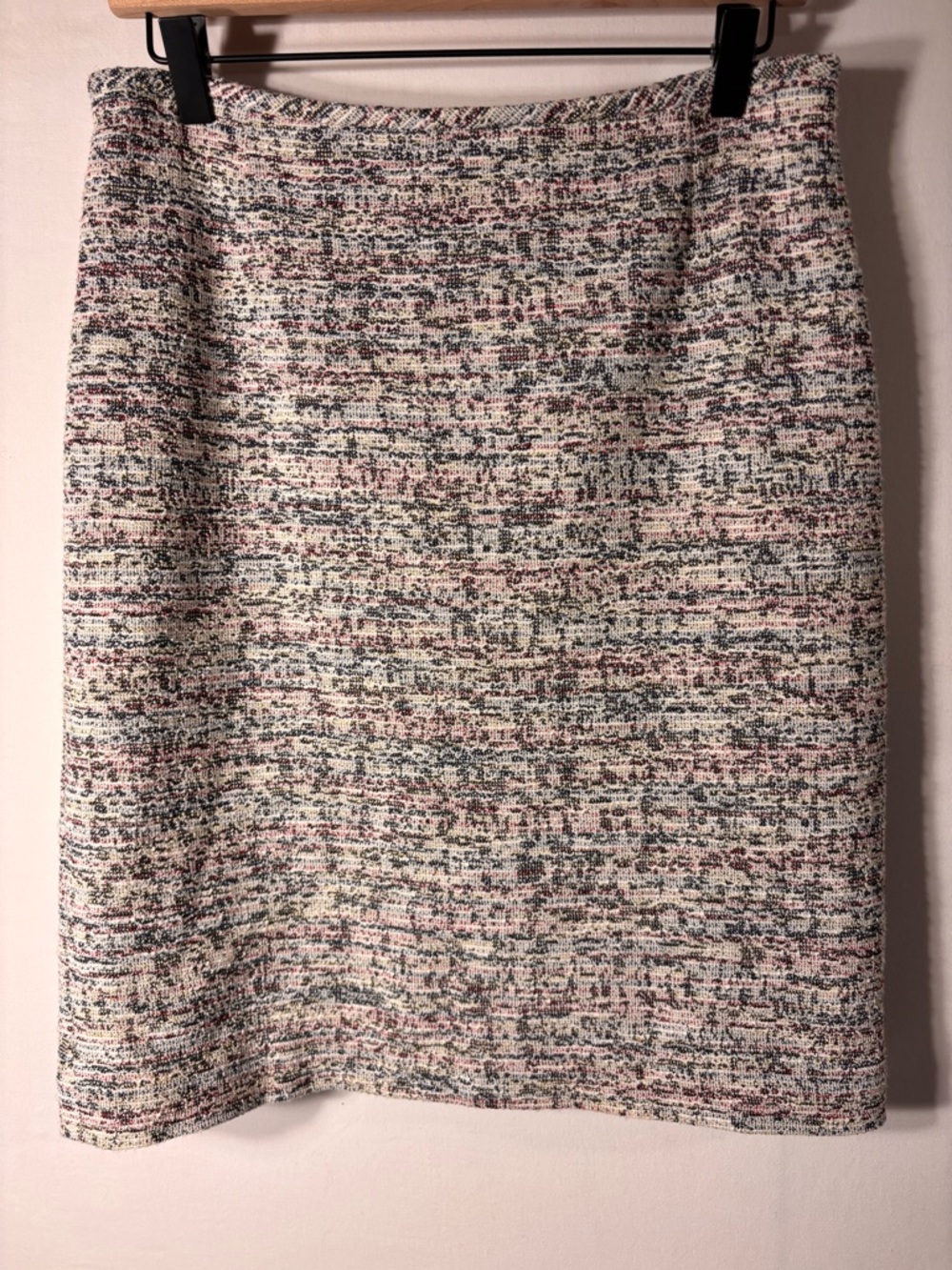 Tahari Arthur S. Levine Multi Color Tweed Pencil Skirt Size 6